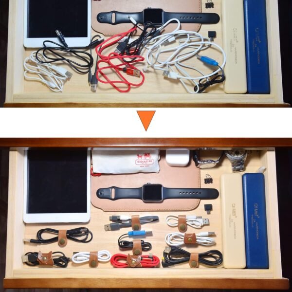 Leather Cord Organizer 10 Pack - Image 3