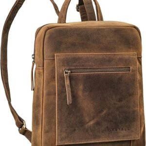 Women's Vintage Leather Backpack