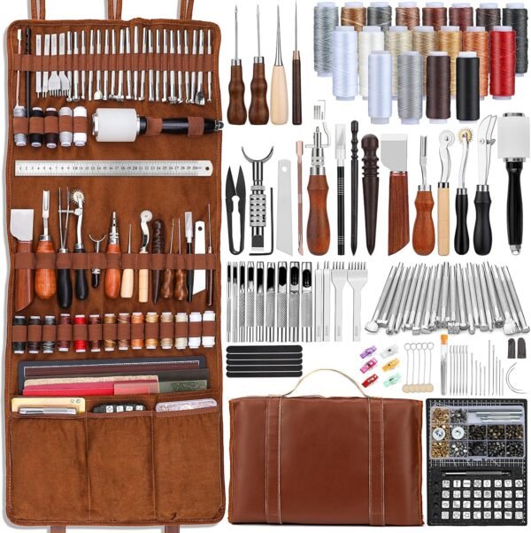 TLKKUE Professional Leather Tooling Kit